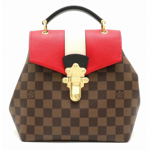 Louis Vuitton Damier Clapton Backpack Rucksack Mini Red - Picture 1 of 8
